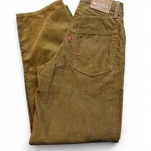 Levi's‎ brown corduroy baggy dad pants size 24. Waist 28. Inseam 30.